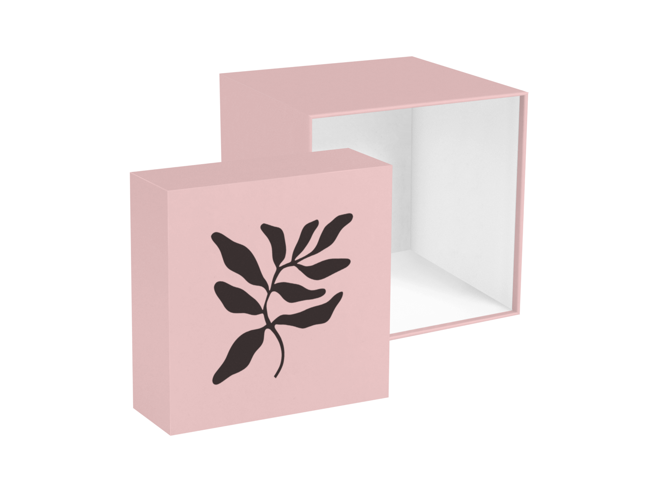 Caja de dos piezas para flores