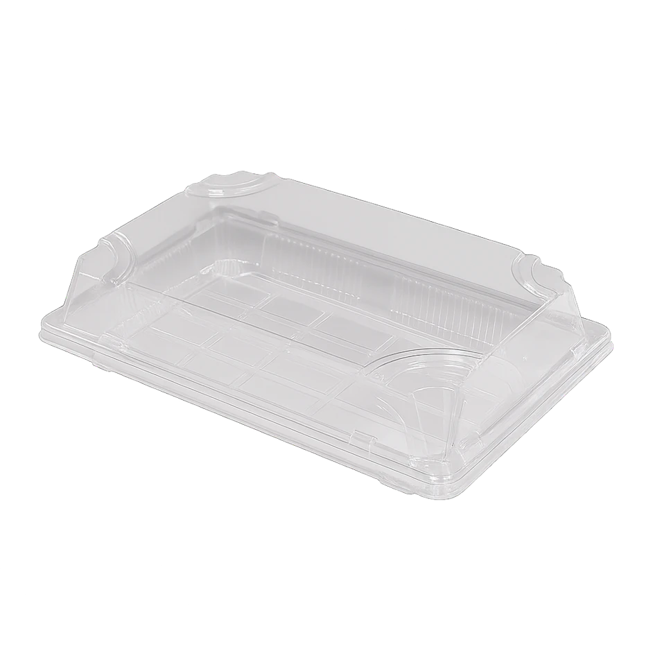 Sushi-Box PET 21,7×13,6×4,5 cm + Deckel 1