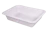 Sealable Plastic Food Container, white, non-divided, 227x178x40 mm 1