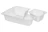 Gelochtes COLT-Tablett – PP milchweiß, 227x178x50 mm 1