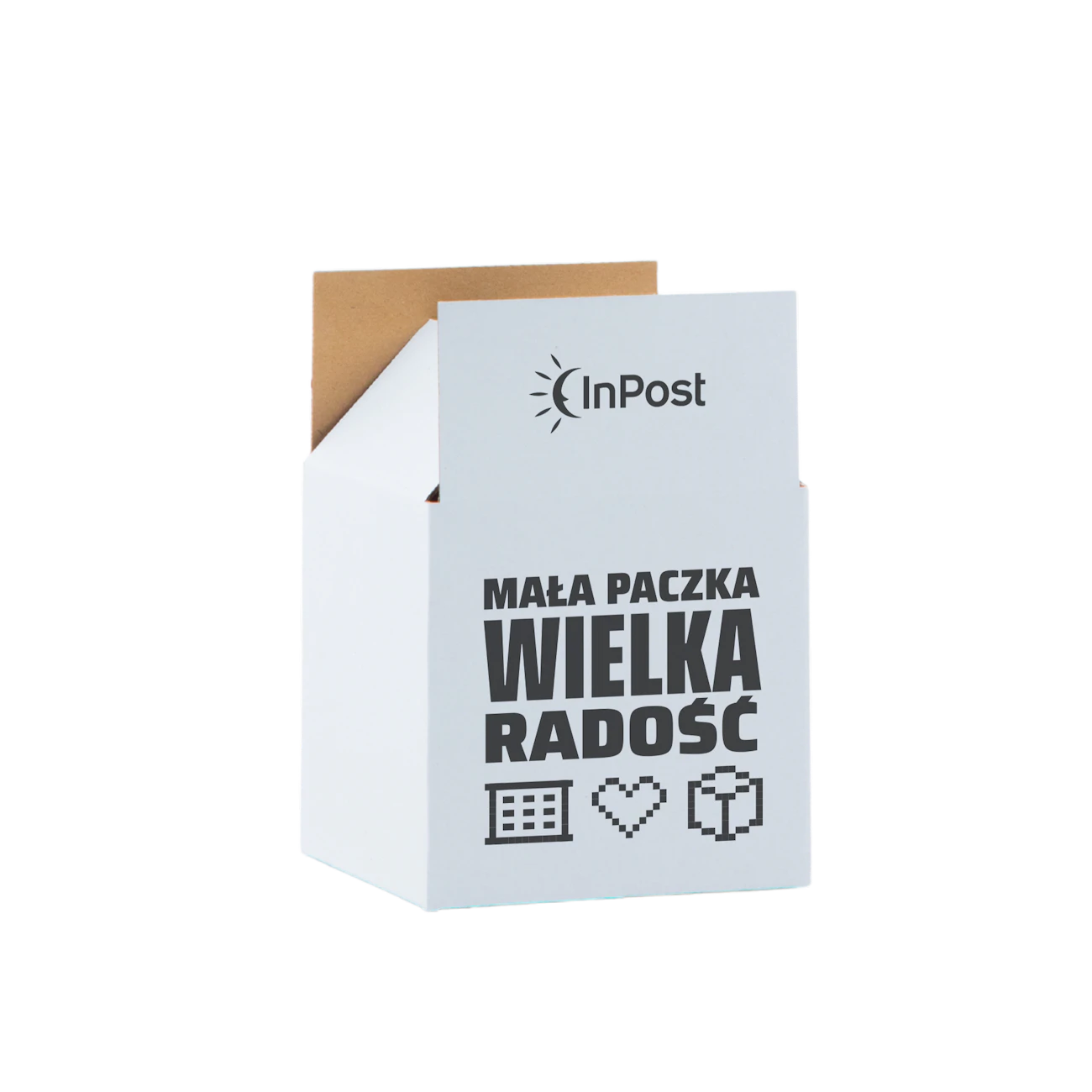 K45 Personalizowane pudełko klapowe - białe