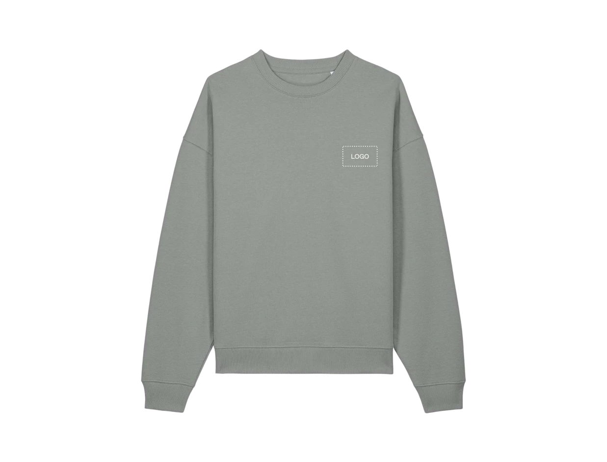 Individuelles Unisex Oversized Sweatshirt aus Bio-Baumwolle 1