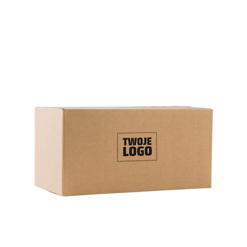 B5 Pudełko klapowe 38×20×19cm z logo