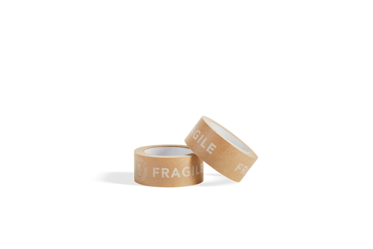 Papierklebeband mit fertigem Aufdruck