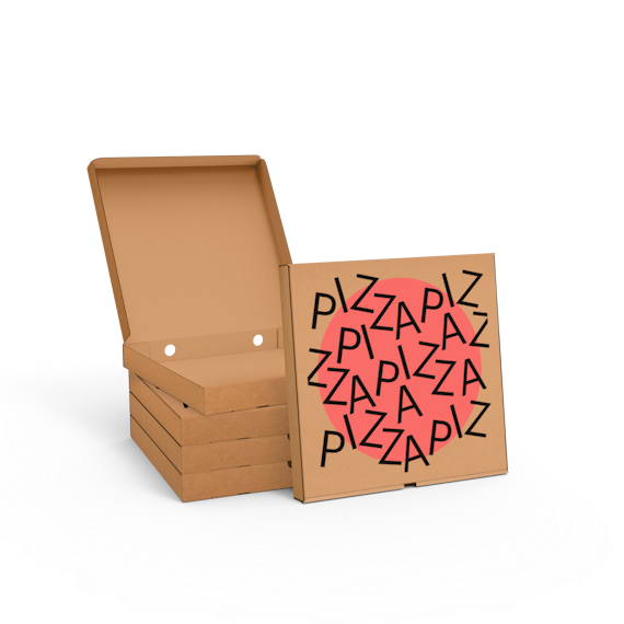 Cartone per pizza personalizzato