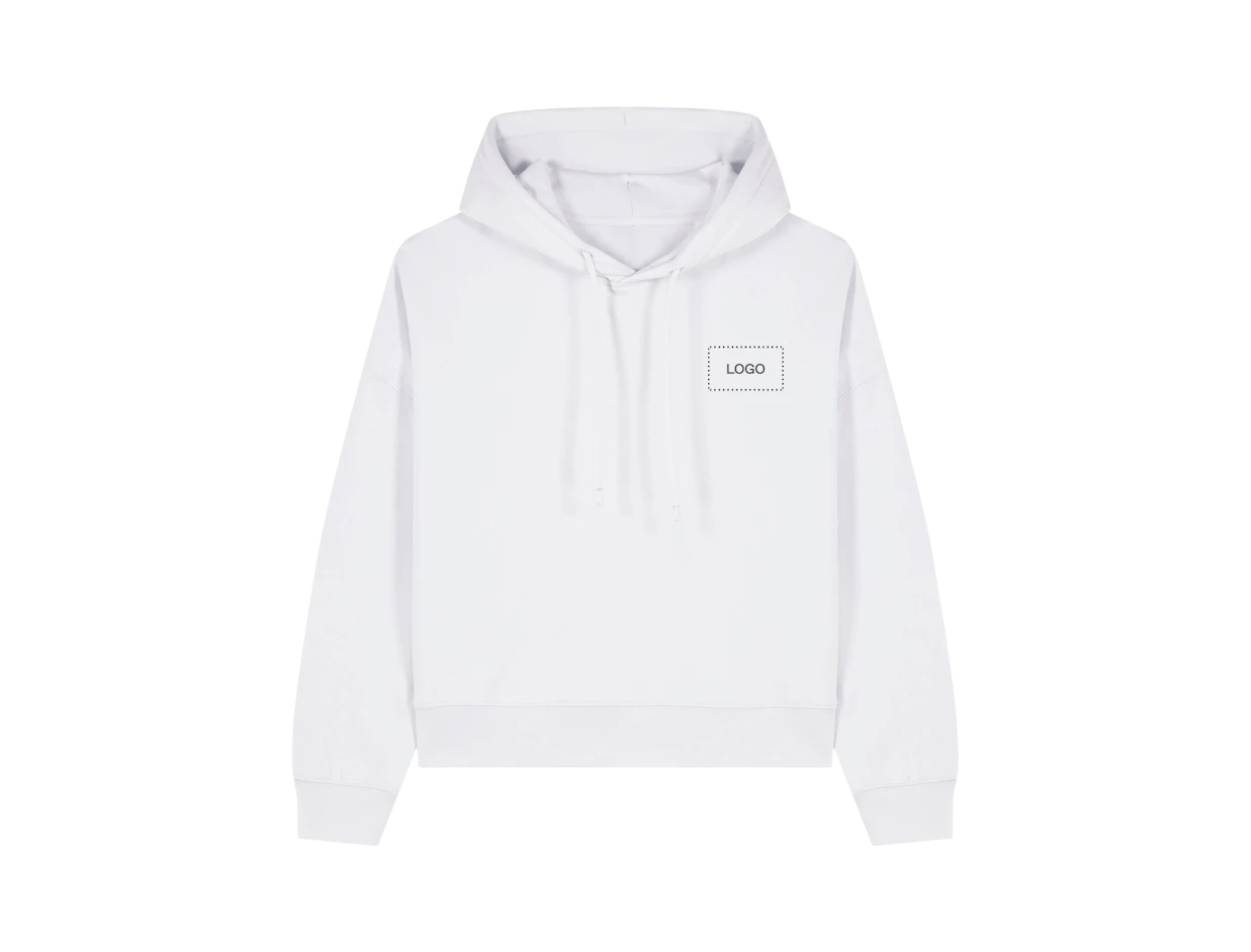 Sweats à capuche femme en coton biologique personnalisé 1