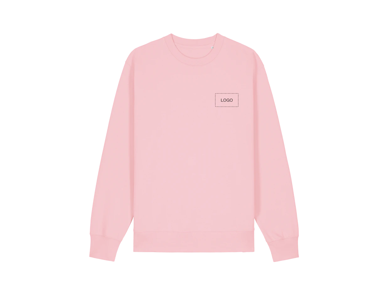 Custom Unisex Organic Cotton Sweatshirt 1