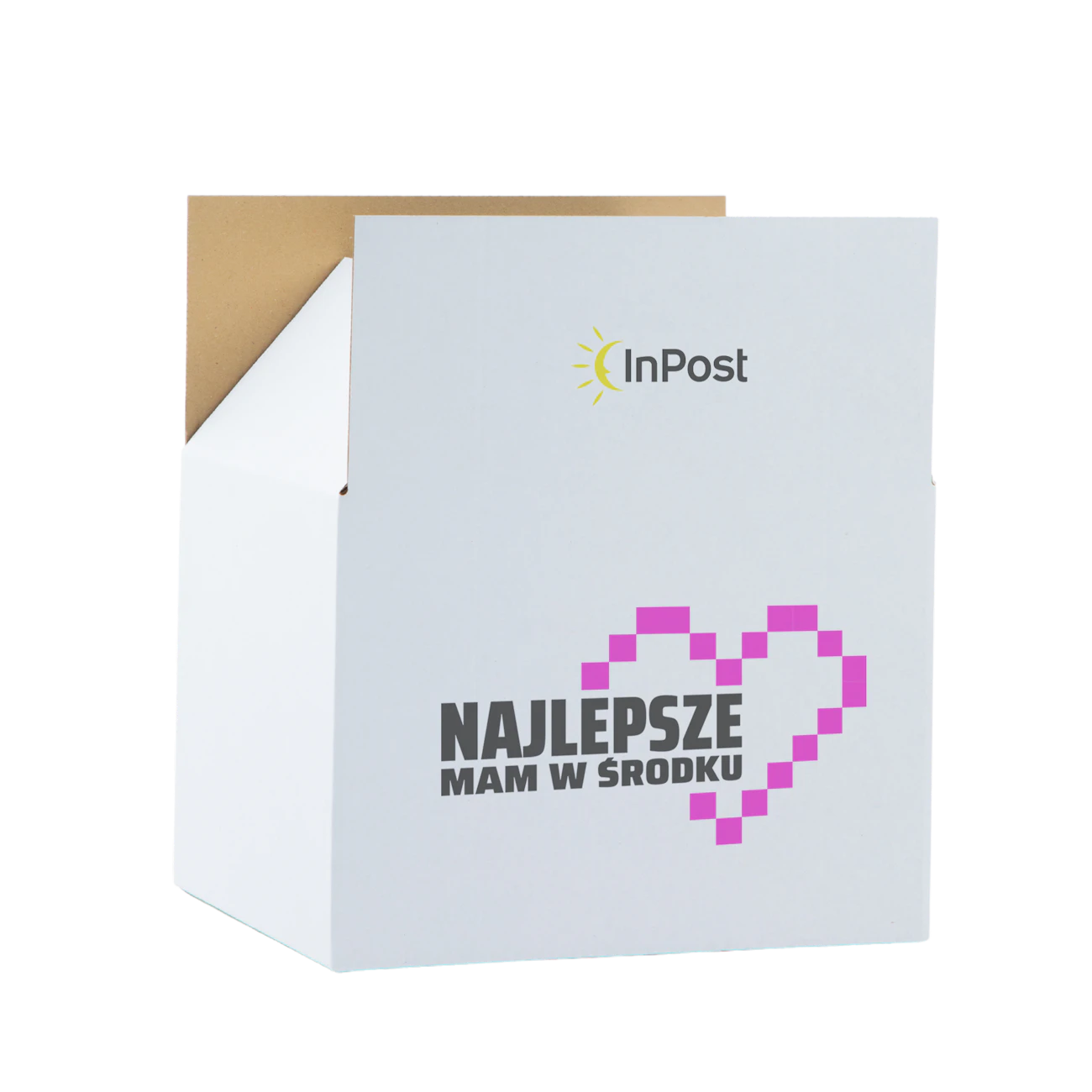 K90i Personalizowane pudełko klapowe - białe
