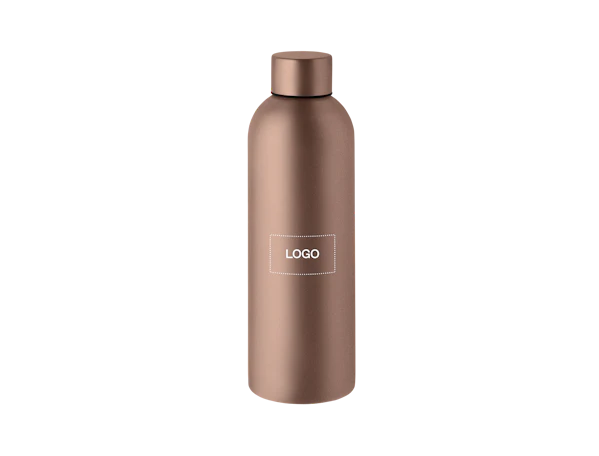 Individuelle einwandige Flasche aus recyceltem Edelstahl 750 ml