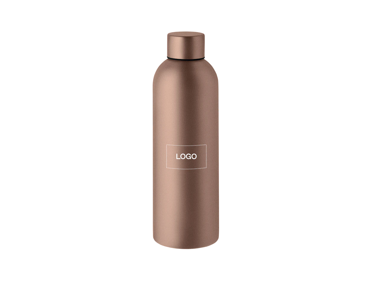 Botella acero inoxidable reciclado pared simple 750ml personalizada 1