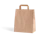 Paper bag with flat handle, brown 180x85x230 mm 1