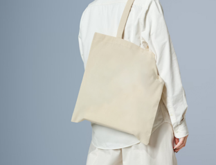 Unbedruckte Baumwolltasche