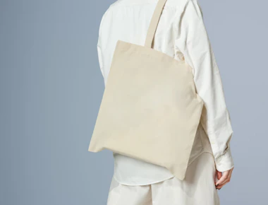Unbedruckte Baumwolltasche