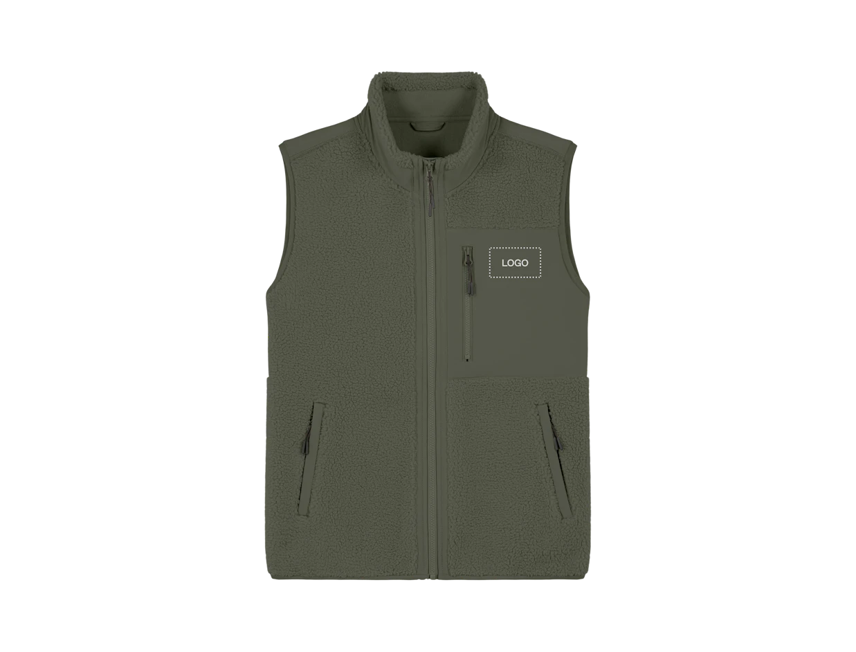Gilet sherpa unisex personalizzato 1