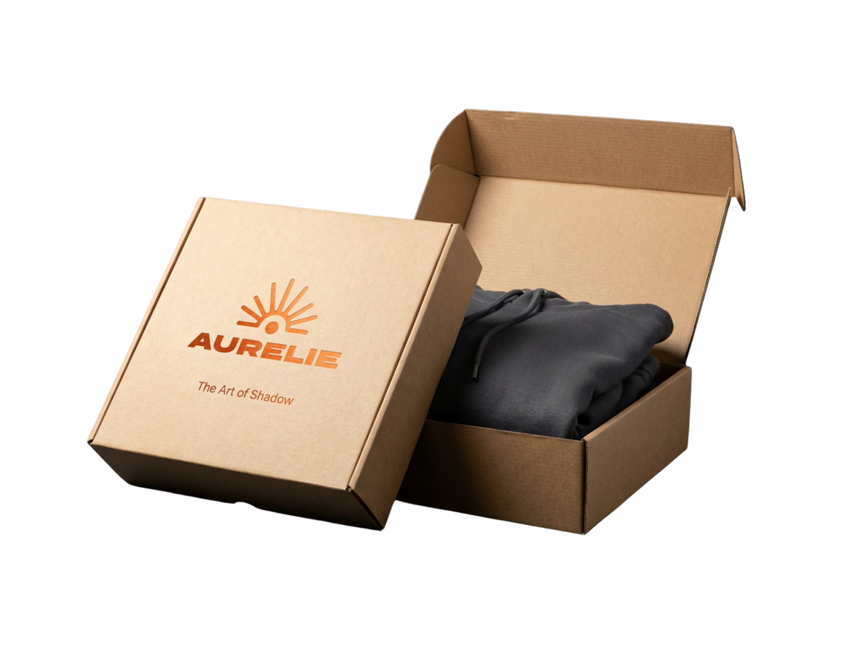 Custom Hoodie Mailer Box with Hot Stamping 2