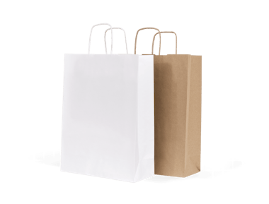 Plain Apparel Paper Bag with Handle