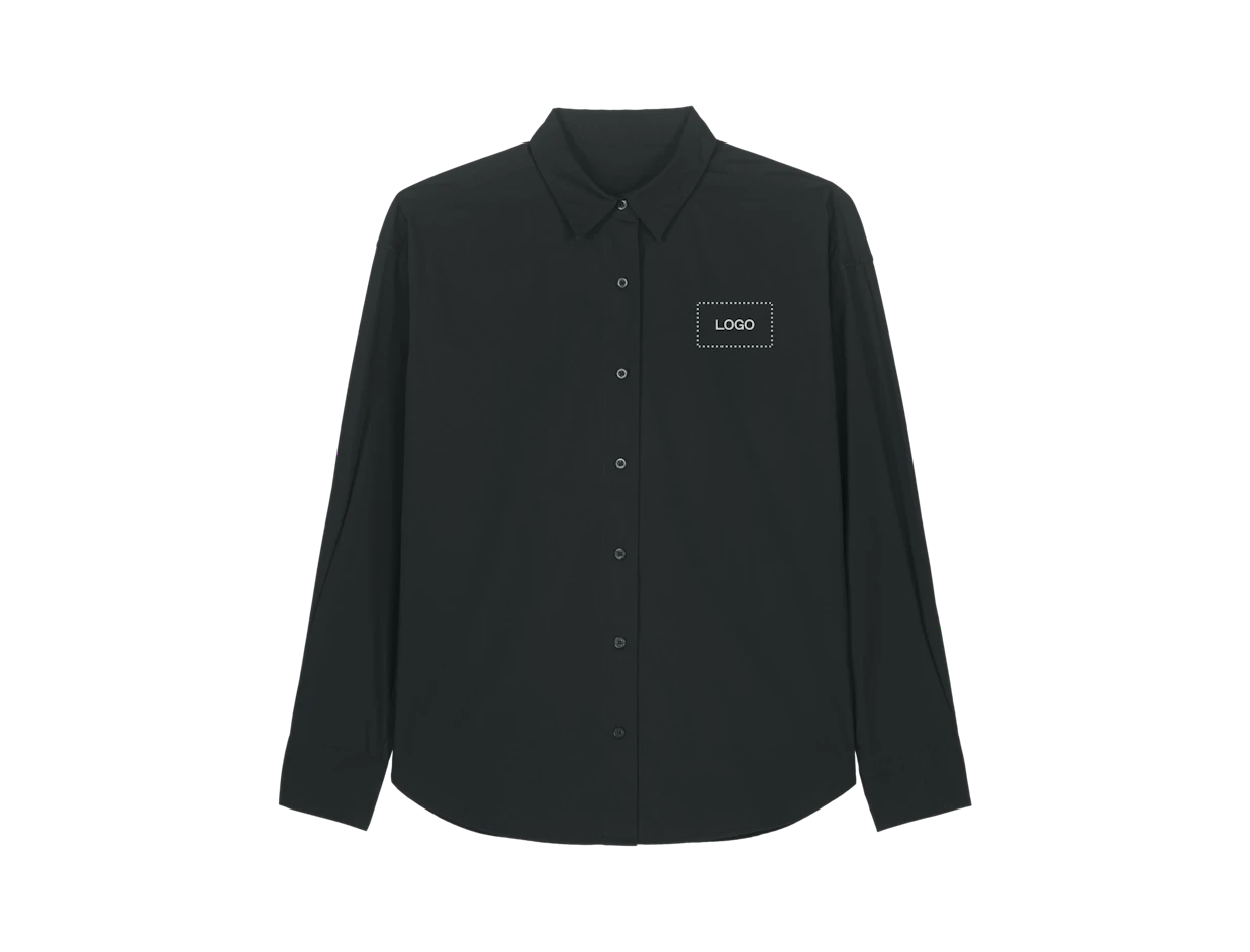 Custom Men Organic Cotton Point-Collar Shirt 1