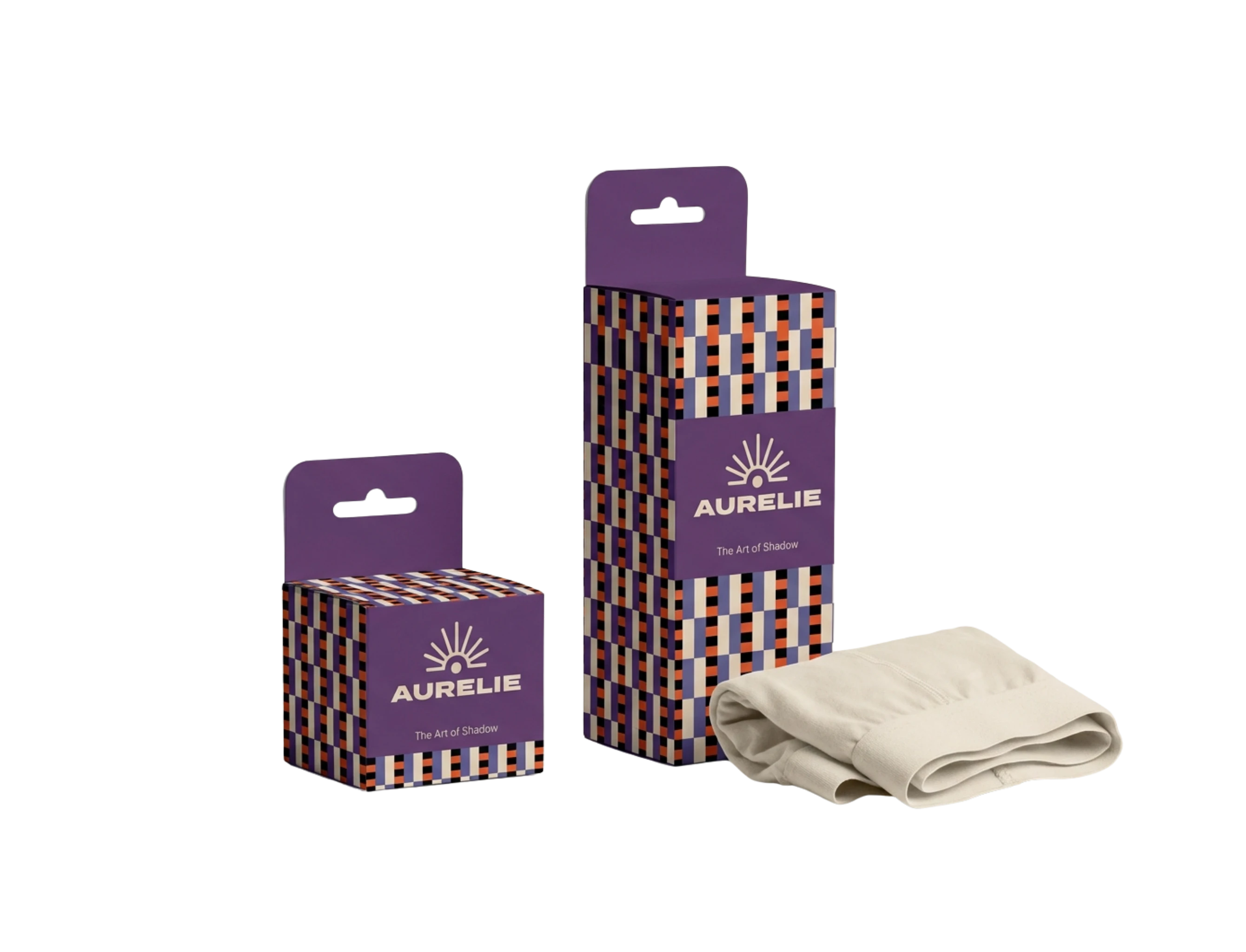 Personalizowane pudełko na bieliznę z zatrzaskowym dnem z zawieszką