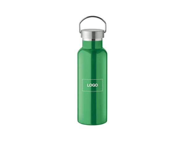 Custom Recycled Stainless Steel Double Wall Bottle 500ml
