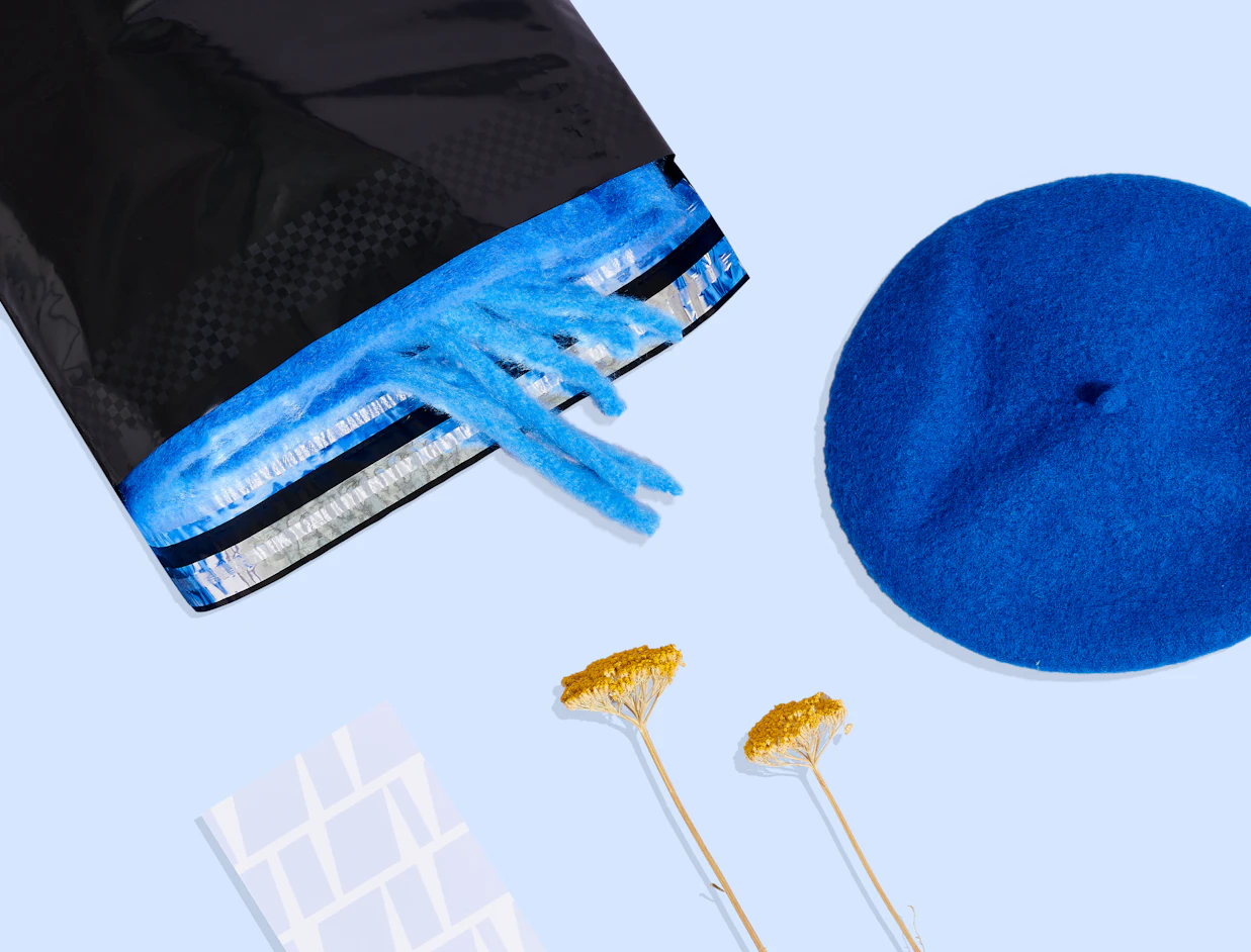 Individueller Versandbeutel aus recyceltem Material zum Verpacken von Werbeartikeln 4