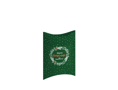 Boîte cadeau oreiller personnalisée pour Noël