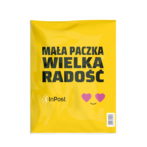 F1 Foliopak mały 295x400 mm, logo InPost
