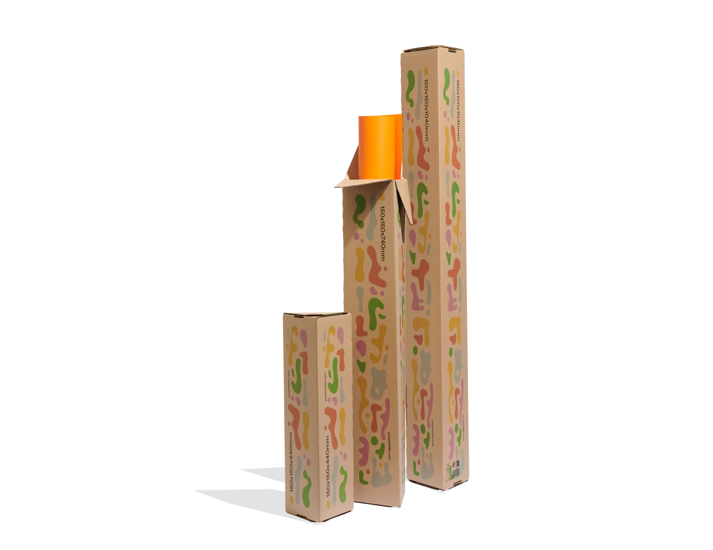 Custom Cardboard Triangle Tube