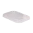Plastic lid for rectangular salad containers 500/800/1000 ml, transparent, 170x120 mm 1