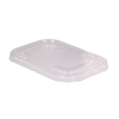Plastic lid for rectangular salad containers 500/800/1000 ml, transparent, 170x120 mm