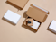 Caja lisa para e-commerce sin impresión