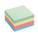Bloc cube collé coloris assortis 8.5 x 8.5 cm 350 feuilles