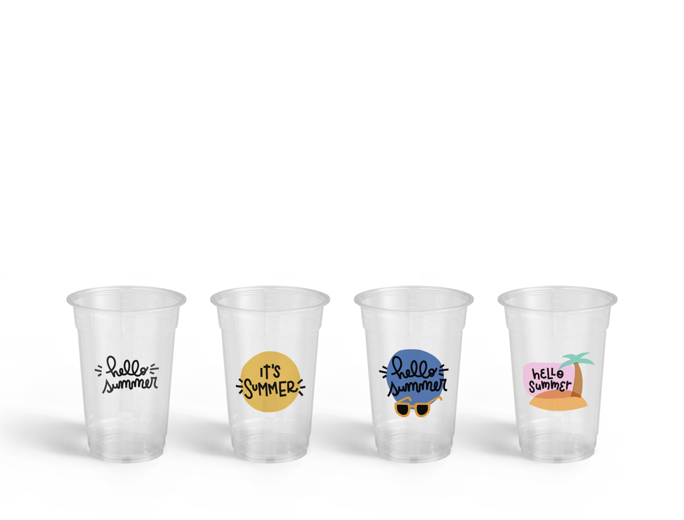 Custom Plastic Smoothie Cup