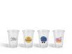 Bicchiere in plastica per smoothie personalizzabile