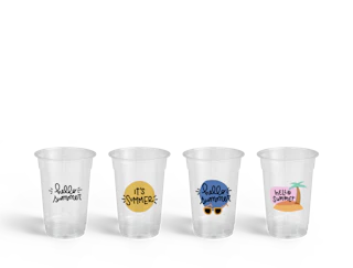 Gobelet en plastique pour smoothie personnalisable