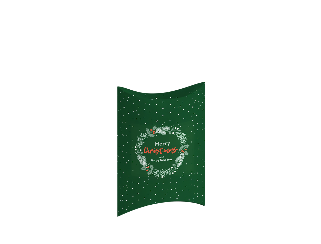 Boîte cadeau oreiller personnalisée pour Noël 1