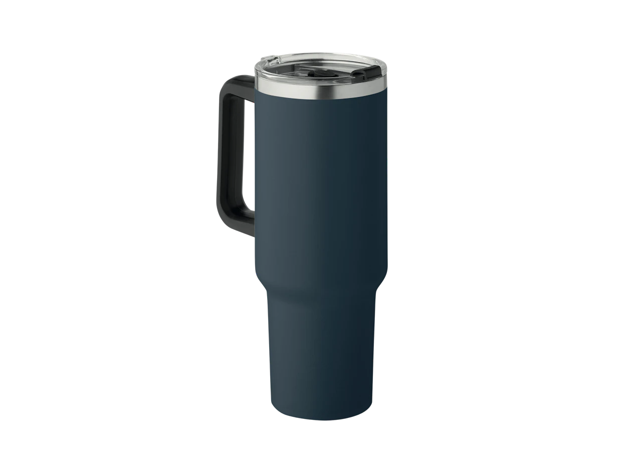 Individueller Tumbler aus recyceltem Edelstahl doppelwandig 1200ml 2