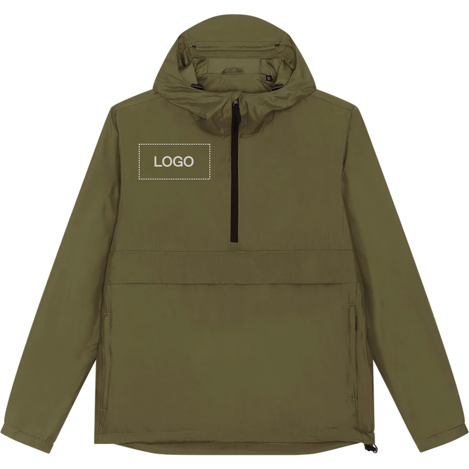 Bedrukte unisex anorak jas 1