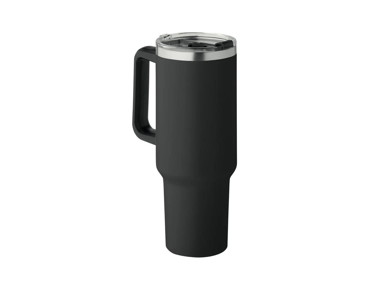 Individueller Tumbler aus recyceltem Edelstahl doppelwandig 1200ml 4