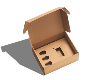 Inserti personalizzati per scatole da spedizione