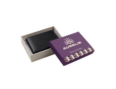 Scatola rigida con coperchio personalizzabile per portafoglio