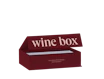 Scatola vino rigida magnetica personalizzabile