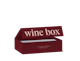 Personalizowane pudełko magnetyczne na wino z tektury litej