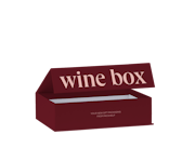 Magnetic Wine Box with Wood Wool