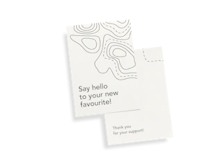 Pre-printed "Thank You" Card