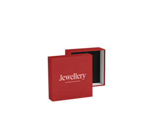Custom Rigid Jewellery Box with Lid and Foam Insert