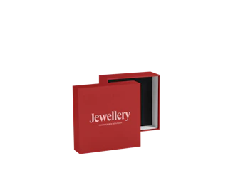 Custom Rigid Jewellery Box with Lid and Foam Insert