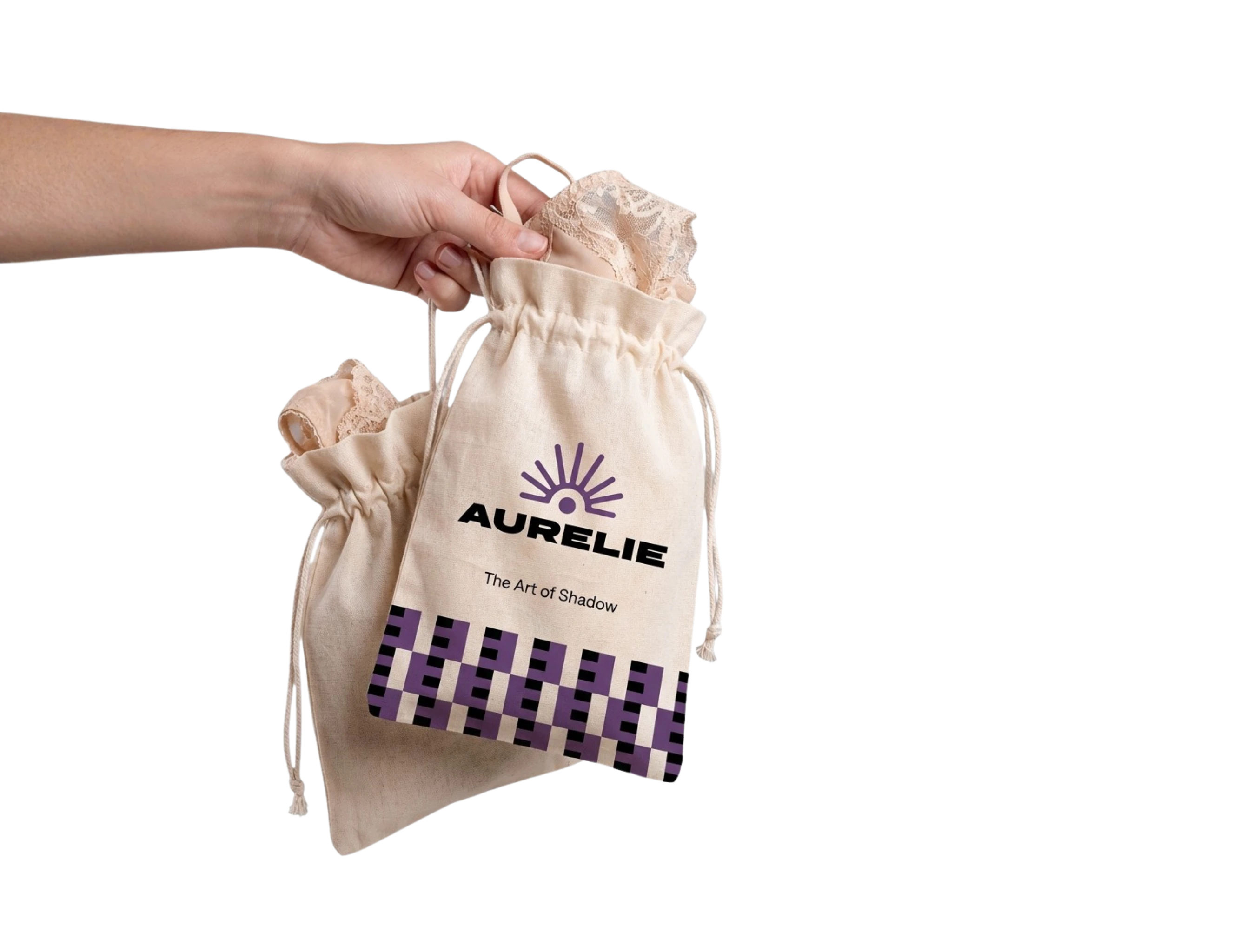 Custom Lingerie Muslin Bag