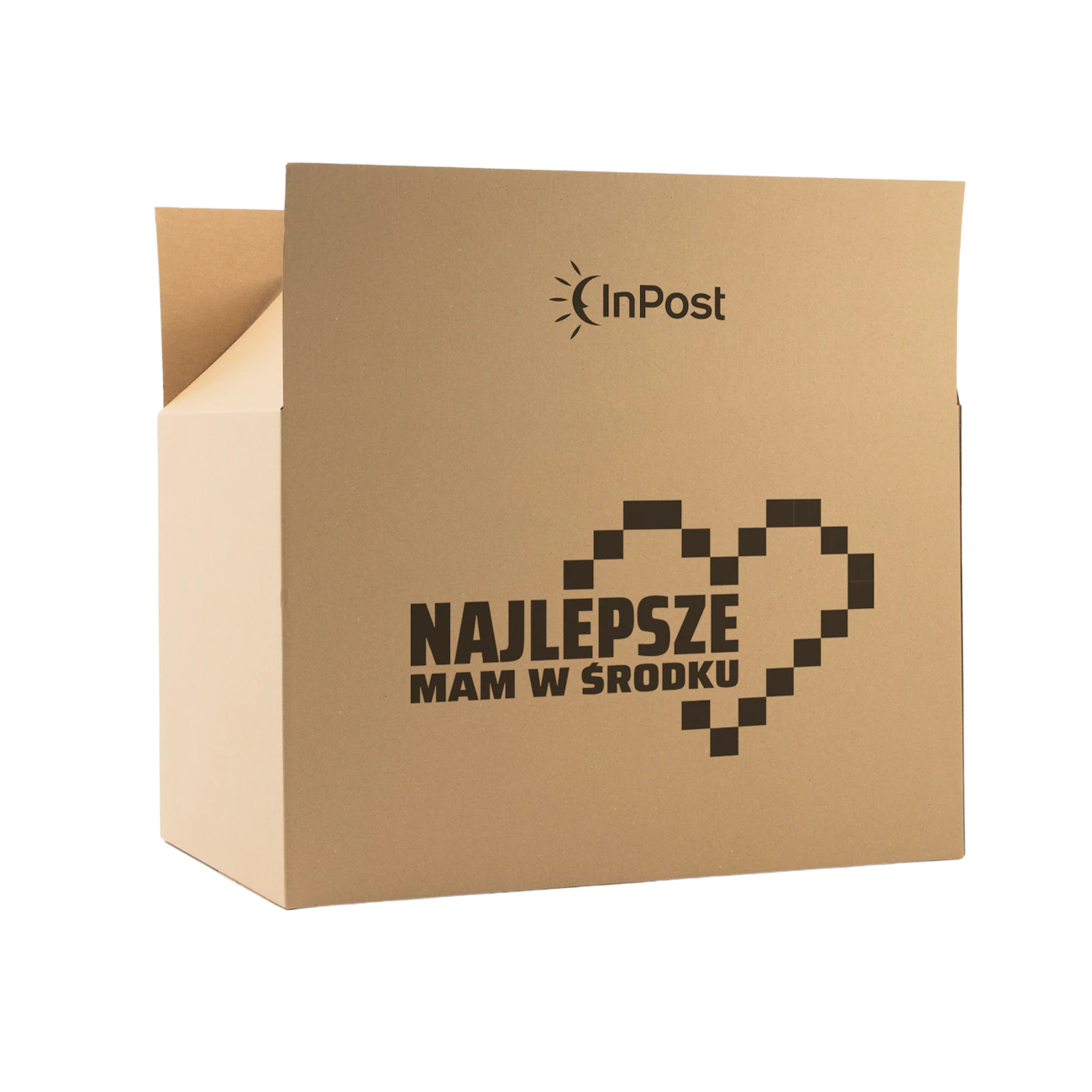 K180 Personalizowane pudełko klapowe - brązowe