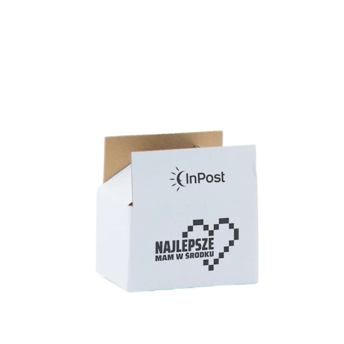 K31 Karton wysyłkowy 13×10×8cm Biały personalizowany
