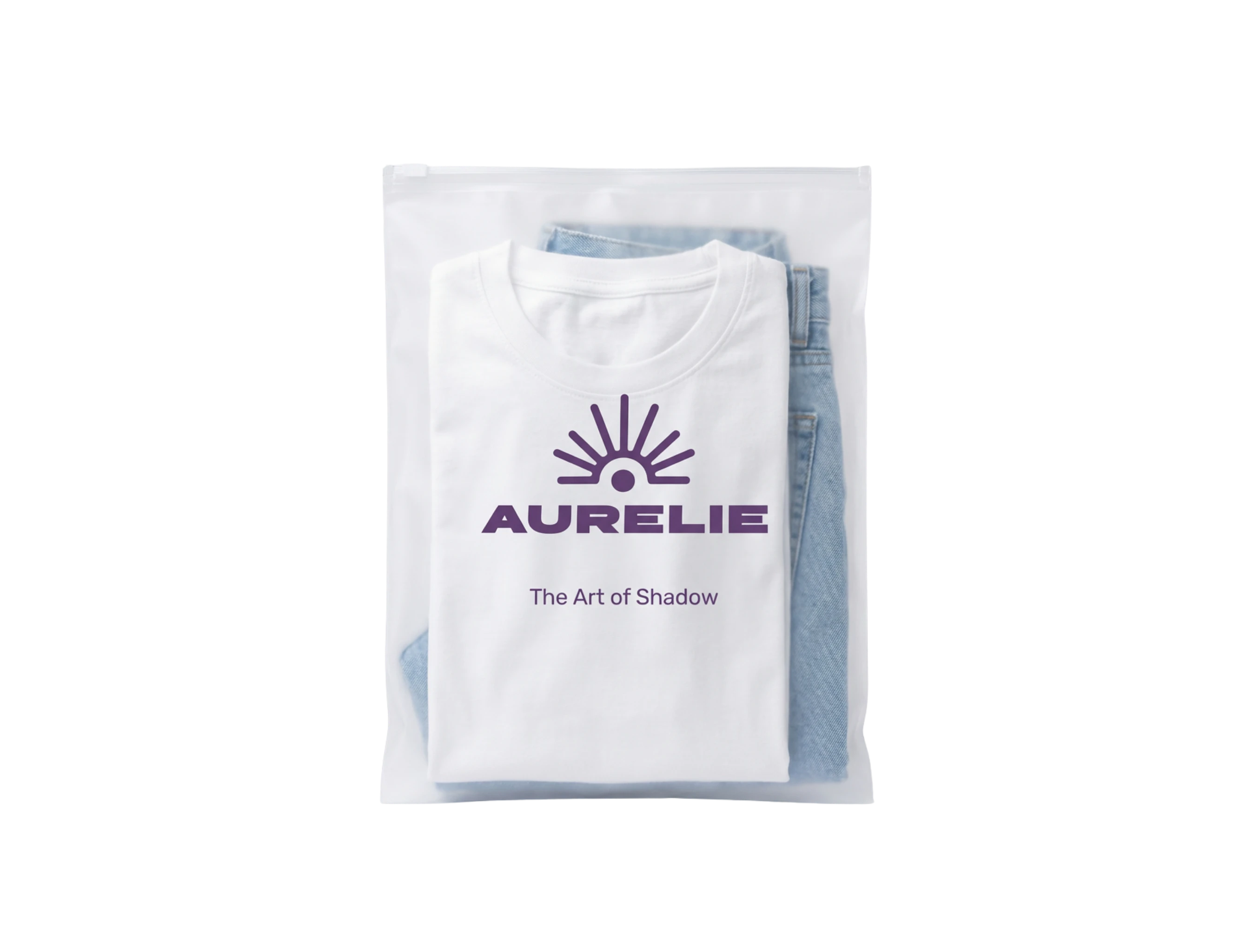 Custom Apparel Frosted Ziplock Bag